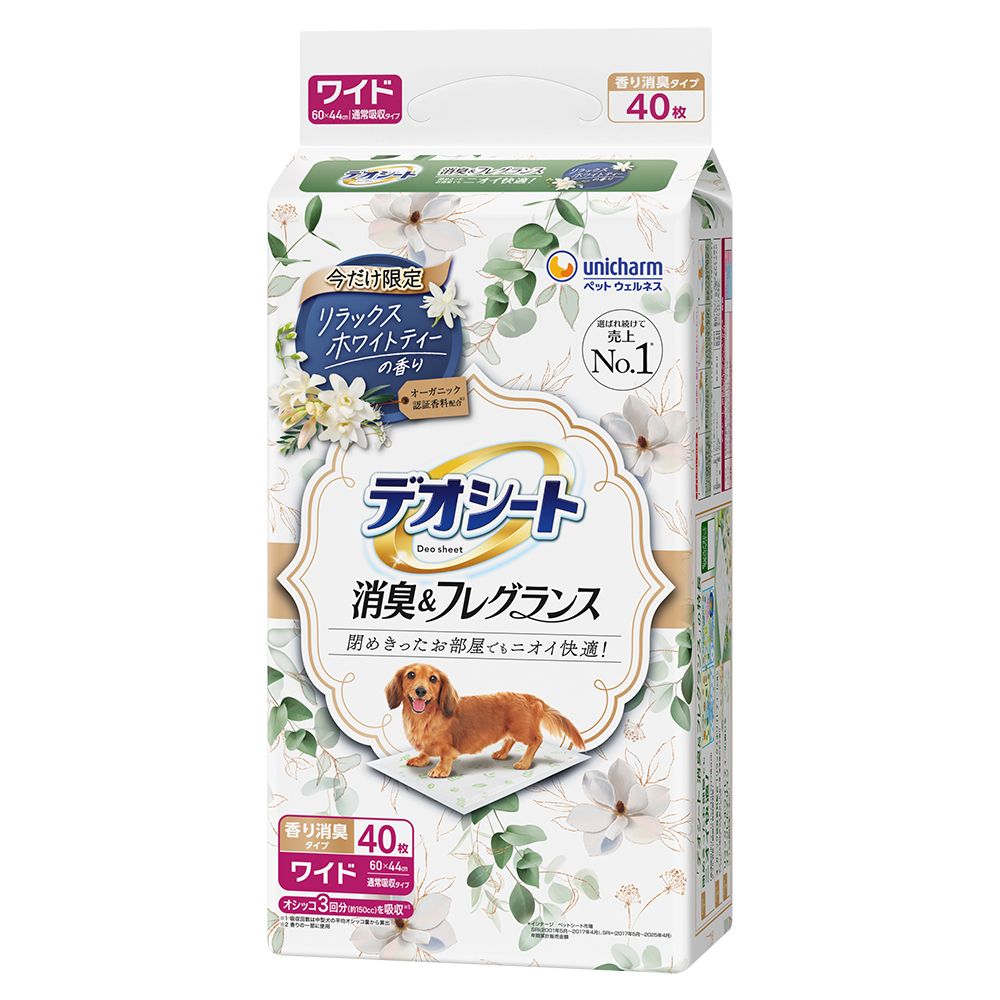 梨様【12袋】デオシートホワイトティーの香りレギュラー 84枚×6袋 計