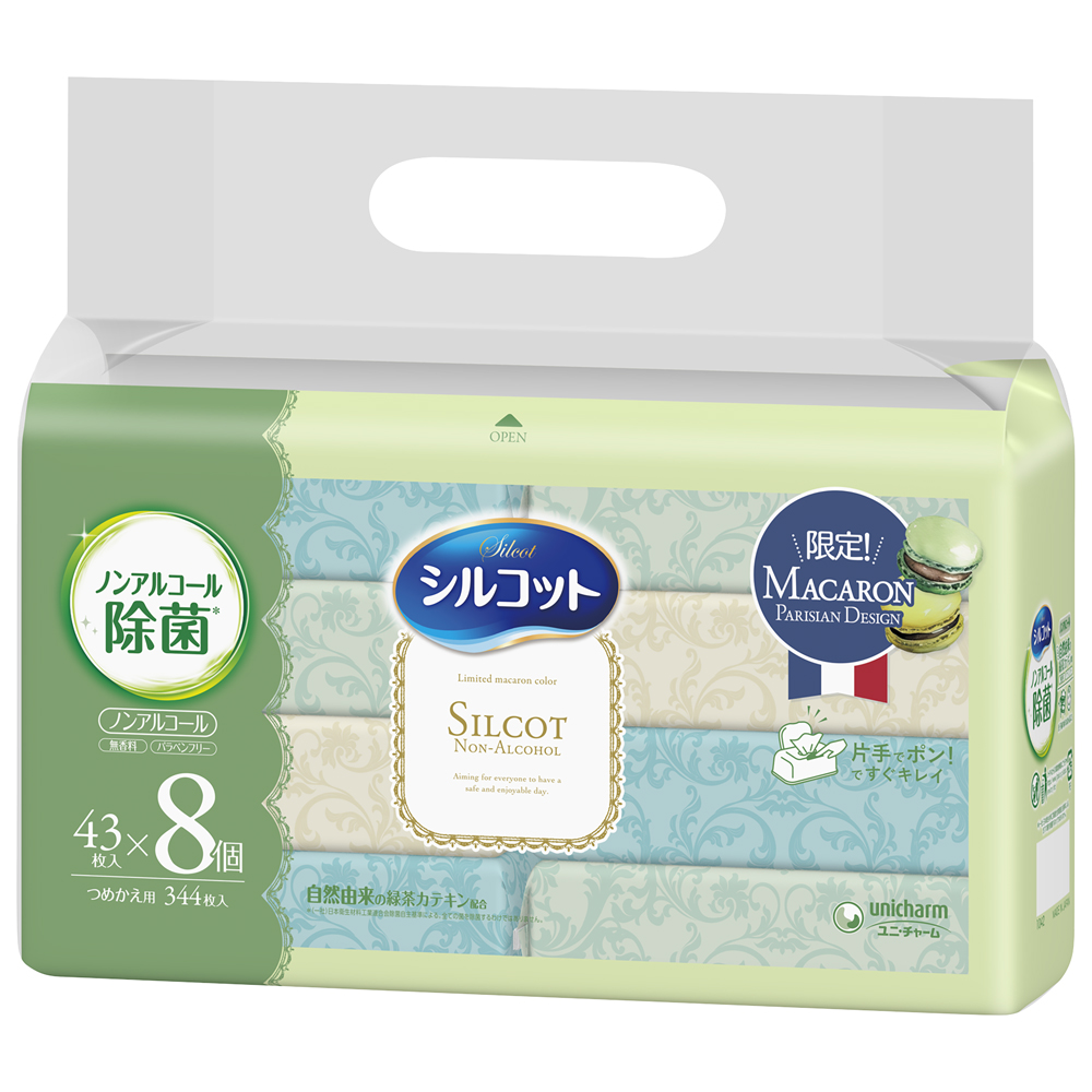 シルコットウェットティッシュ マカロンパリジャン | 製品取扱